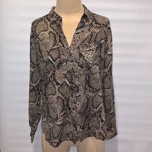 Rock & Republic snakeskin shirt, Small